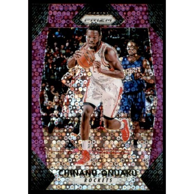 2017-18 Panini Prizm Prizms Fast Break Purple #256 Chinanu Onuaku