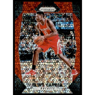 2017-18 Panini Prizm Prizms Fast Break Red #258 Clint Capela