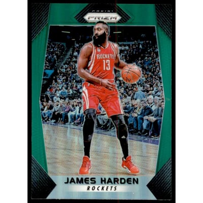 2017-18 Panini Prizm Prizms Green #251 James Harden