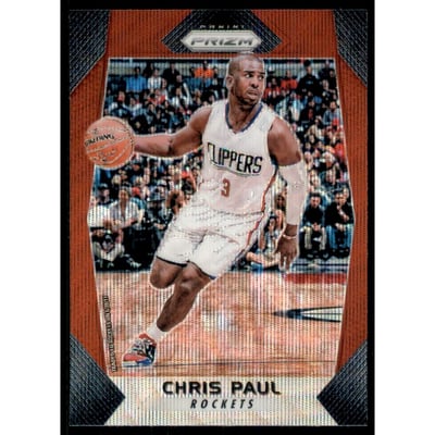 2017-18 Panini Prizm Prizms Ruby Wave #252 Chris Paul
