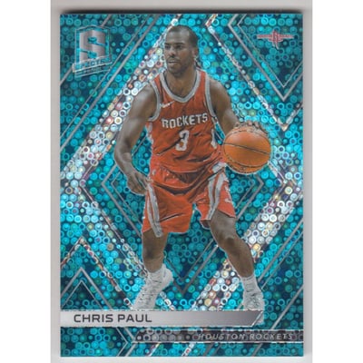 2017-18 Panini Spectra Neon Blue #52 Chris Paul