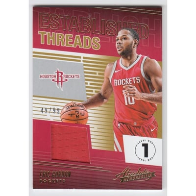 2018-19 Absolute Memorabilia Established Threads #21 Eric Gordon/99