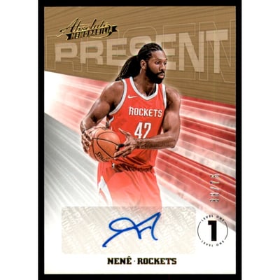 2018-19 Absolute Memorabilia Present Autographs #26 Nene/75
