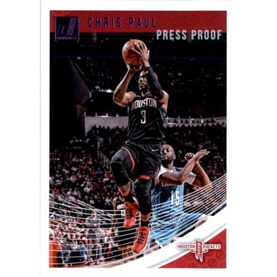 2018-19 Donruss Press Proof Purple #52 Chris Paul