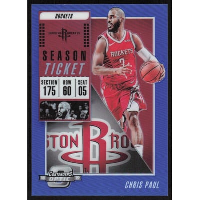 2018-19 Panini Contenders Optic Blue #21 Chris Paul