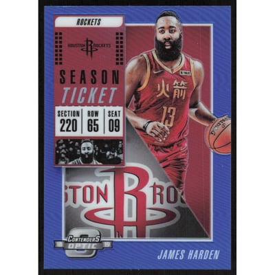 2018-19 Panini Contenders Optic Blue #7 James Harden