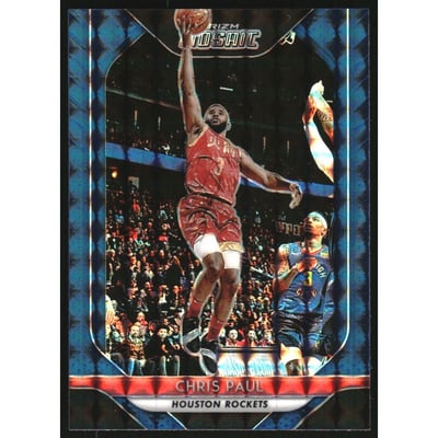 2018-19 Panini Prizm Mosaic Blue #10 Chris Paul
