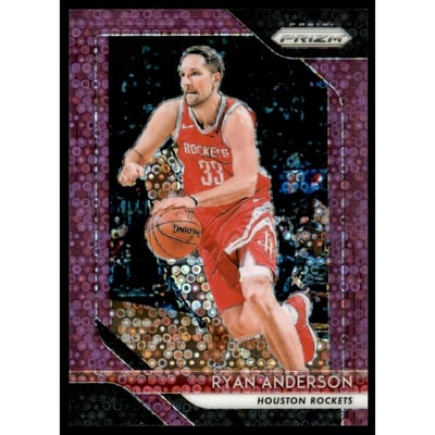 2018-19 Panini Prizm Prizms Fast Break Purple #64 Ryan Anderson
