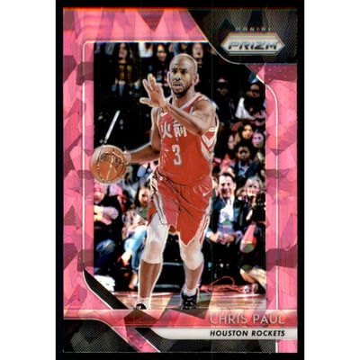 2018-19 Panini Prizm Prizms Pink Ice #24 Chris Paul
