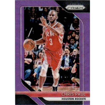 2018-19 Panini Prizm Prizms Purple Wave #24 Chris Paul