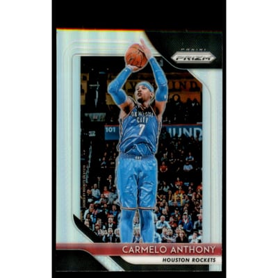 2018-19 Panini Prizm Prizms Silver #59 Carmelo Anthony
