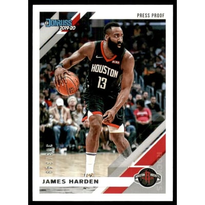 2019-20 Donruss Press Proof Silver #76 James Harden
