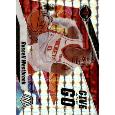 2019-20 Panini Mosaic Give and Go Mosaic #11 Russell Westbrook