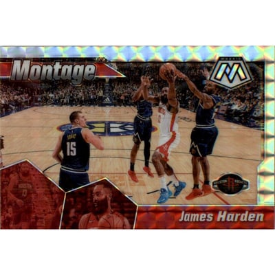 2019-20 Panini Mosaic Montage Mosaic #25 James Harden