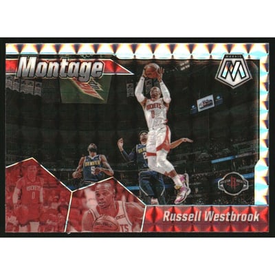 2019-20 Panini Mosaic Montage Mosaic #4 Russell Westbrook