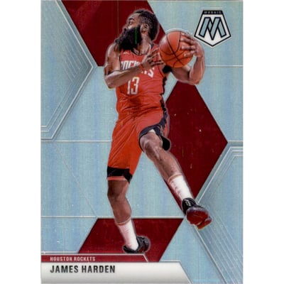 2019-20 Panini Mosaic Silver #114 James Harden