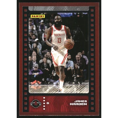 2019-20 Panini Stickers Cards Orange Foil #62 James Harden