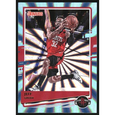 2020-21 Donruss Holo Light Blue Laser #145 Jeff Green