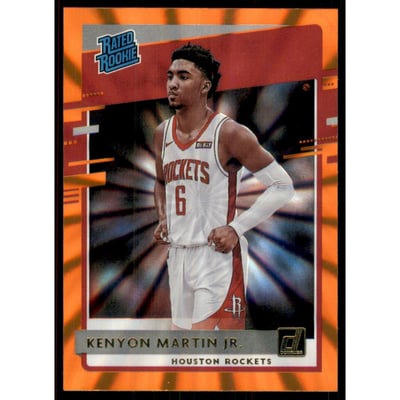 2020-21 Donruss Holo Orange Laser #224 Kenyon Martin Jr. RR
