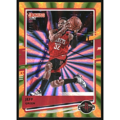 2020-21 Donruss Holo Yellow Laser #145 Jeff Green
