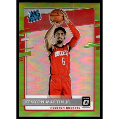 2020-21 Donruss Optic Lime Green #197 Kenyon Martin Jr. RR