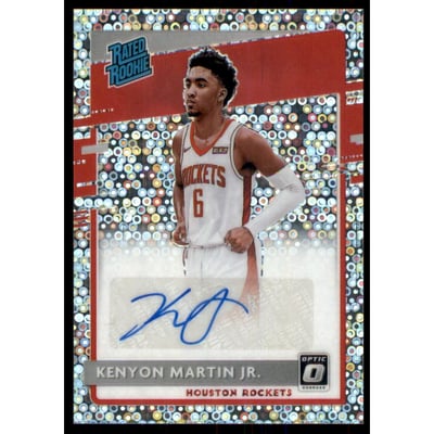 2020-21 Donruss Optic Rated Rookies Signatures Fast Break #197 Kenyon Martin Jr.