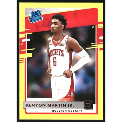 2020-21 Donruss Yellow Flood #224 Kenyon Martin Jr. RR