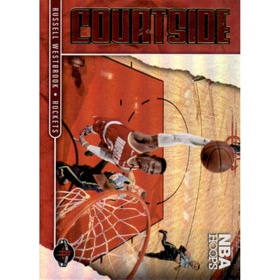 2020-21 Hoops Courtside Holo #9 Russell Westbrook