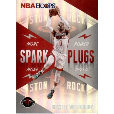2020-21 Hoops Spark Plugs #14 Russell Westbrook