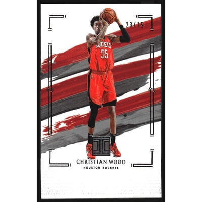 2020-21 Panini Impeccable Silver #35 Christian Wood
