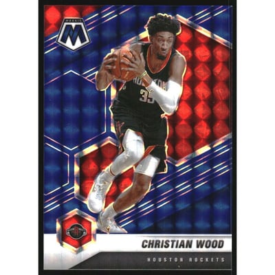 2020-21 Panini Mosaic Mosaic Blue #165 Christian Wood