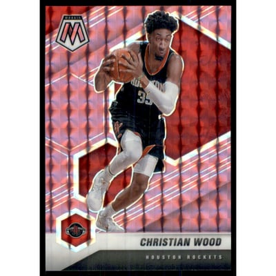 2020-21 Panini Mosaic Mosaic Purple #165 Christian Wood