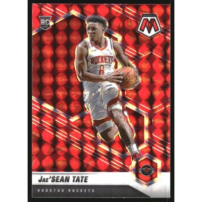 2020-21 Panini Mosaic Mosaic Reactive Red #214 Jae'Sean Tate