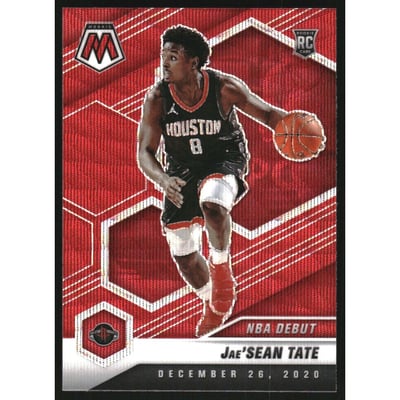 2020-21 Panini Mosaic Mosaic Red Wave #265 Jae'Sean Tate