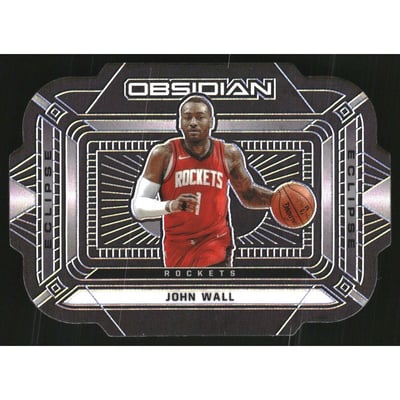 2020-21 Panini Obsidian Eclipse Electric Etch Purple #22 John Wall