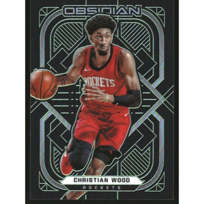 2020-21 Panini Obsidian Electric Etch Green #144 Christian Wood