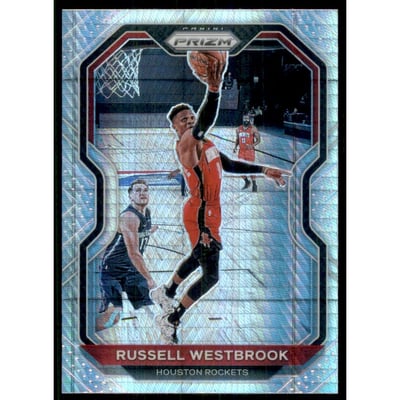 2020-21 Panini Prizm Prizms Hyper #248 Russell Westbrook