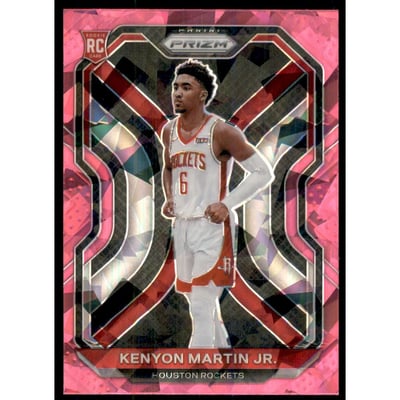 2020-21 Panini Prizm Prizms Pink Ice #265 Kenyon Martin Jr.