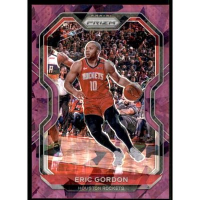 2020-21 Panini Prizm Prizms Purple Ice #51 Eric Gordon