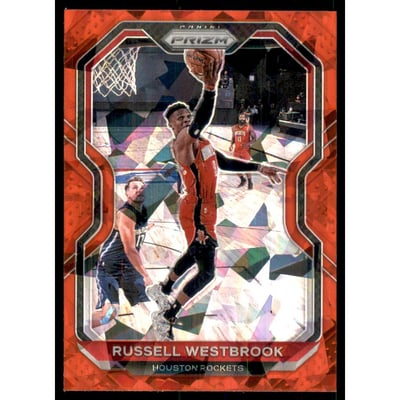 2020-21 Panini Prizm Prizms Red Ice #248 Russell Westbrook