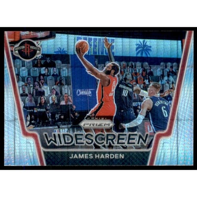 2020-21 Panini Prizm Widescreen Prizms Hyper #8 James Harden