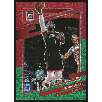 2021-22 Donruss Optic Choice Red and Green #117 John Wall