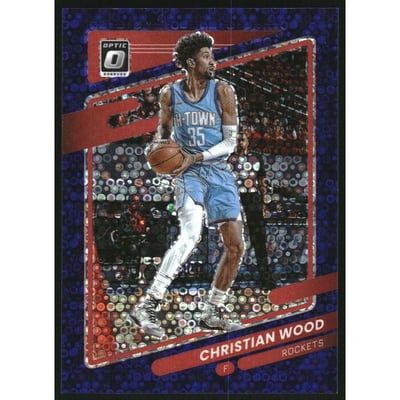 2021-22 Donruss Optic Fast Break Purple #93 Christian Wood