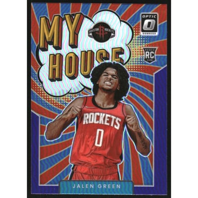 2021-22 Donruss Optic My House Purple #17 Jalen Green