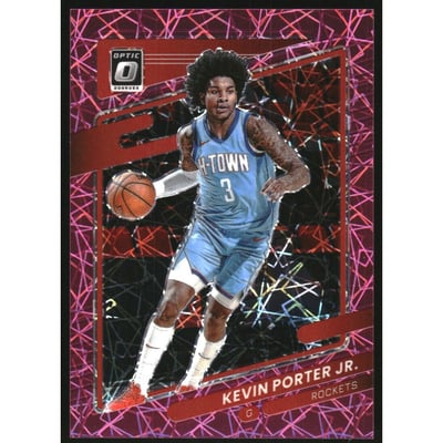 2021-22 Donruss Optic Pink Velocity #14 Kevin Porter Jr.