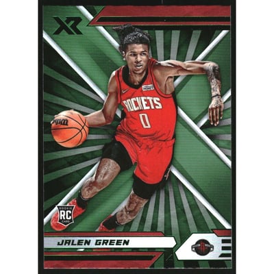 2021-22 Panini Chronicles Green #381 Jalen Green/XR