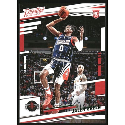 2021-22 Panini Chronicles Green #65 Jalen Green/Prestige