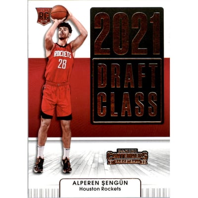 2021-22 Panini Contenders '21 Draft Class Contenders #16 Alperen Sengun