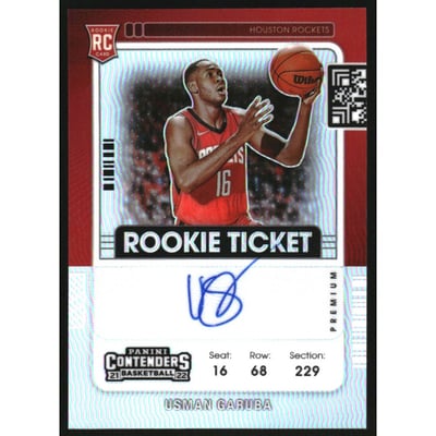 2021-22 Panini Contenders Premium #123 Usman Garuba