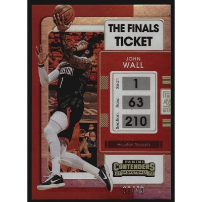 2021-22 Panini Contenders The Finals Ticket #60 John Wall
